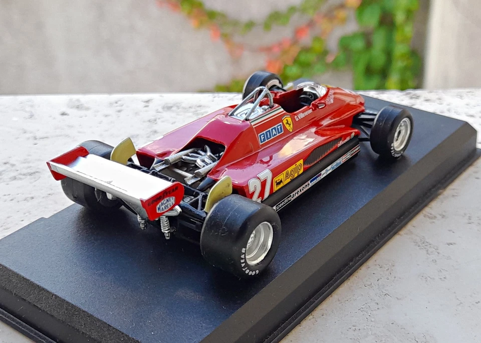 🔹🔹🔹 FERRARI 126 C2 VILLENEUVE 1982 1:43 COLLEZIONE FERRARI F1 MODELLINO🔹🔹🔹 - Immagine 2 di 3