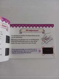 Wario Land Nintendo Virtual Boy Instruction Manual Booklet ONLY Warioland