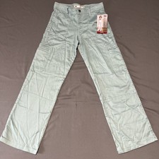 NWT Levi's Girls Wide Leg Stretch Denim Jeans Size 12 Light Wash Sage Green