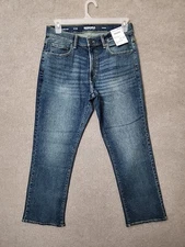 Sonoma Bootcut Everyday Jeans Mens 31x30 Blue Medium Wash Relaxed Stretch NEW