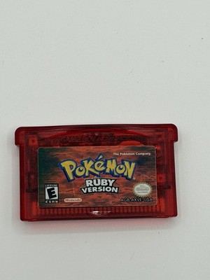 Pokémon: Ruby Version (Game Boy Advance, 2003) Authentic! Good Battery! Tested!!