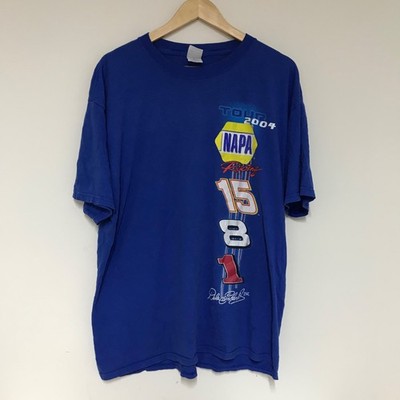 2004 Nascar Napa Racing Tour Schedule T-Shirt blau XL Baumwolle Gildan
