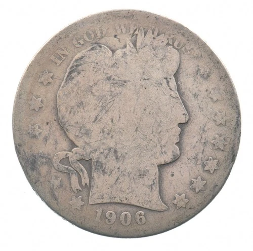 1906-O Barber Half Dollar Estate Coin Collection *452