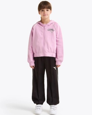  Ganzanzug komplett Mädchen Mädchen Diadora Jogger HD FZ LOGO Lila 