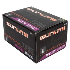 Sunlite Standard Presta Valve Tubes Sunlt 16x1.35 Pv32/thrd/rc 305x37 Ffw38mm