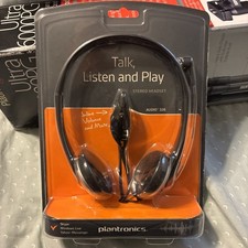 Plantronics Audio 326 Talk Listen Play schwarzer Kopfbügel-Kopfhörer