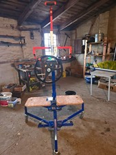 EDMA EDMAPLAC 450 Handplattenheber auf Rollen 4,50 m max. 80 kg Blau/Orange