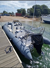 6.5m Rib-X Boat 2006 with Trailer Suzuki DF150 Outboard