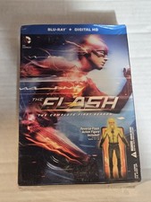 FLASH First Season 1 TV Blu-ray Box Set DC COLLECTIBLES REVERSE FLASH FIGURE New