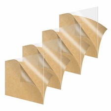 [4-Pack] SimbaLux® Acrylic Sheet Clear 12”x12” 1/8” Thick (3mm) Plexiglass