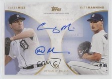2022 Topps On Demand Dynamic Duals Blue 12/25 Casey Mize Matt Manning Auto uk2