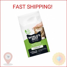 WORLD'S BEST CAT LITTER Comfort Care Unscented 15-Pounds - Natural Ingredients,