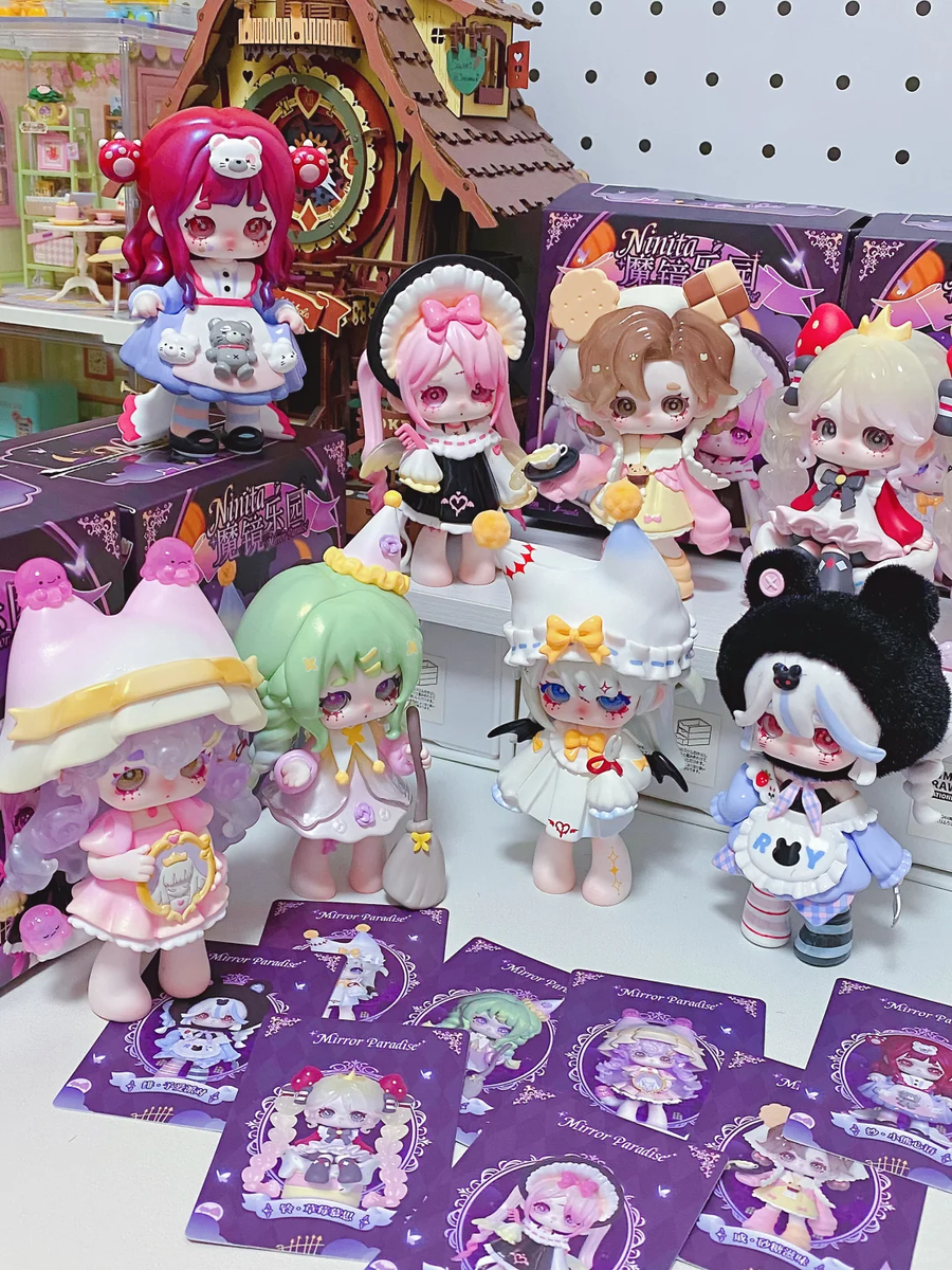 Ninita魔女 ミラーパラダイス ニニータ フィギュア アーティストトイ Genuine Ninita Mirror Paradise Series Confirmed Blind Box Figure