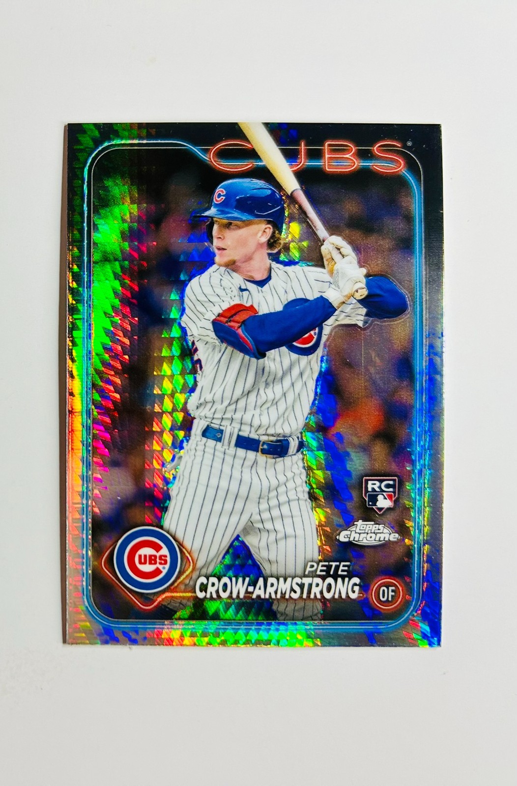 2024 Topps Chrome - Pete Crow-Armstrong #16 Prism Refractor (RC)