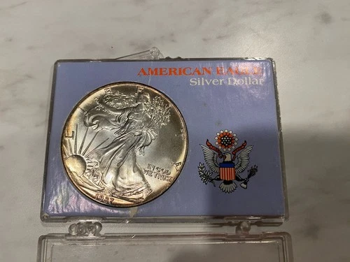 1987 American Silver Eagle 1 Oz Uncirculated In Original Packaging