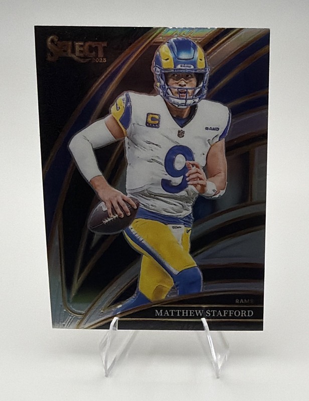 2025 Panini Select MATTHEW STAFFORD Prizm Club Level #219 Los Angeles Rams