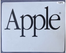 Vintage Macintosh Apple Mousepad Mac Gray Foa...