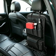 Car Seat Storage Bag, Oxford Cloth W/ Secure Zipped Pockets, 24.41 16.54"