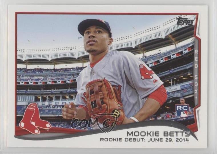 2014 Topps Update Rookie Debut Mookie Betts #US-301 0g45