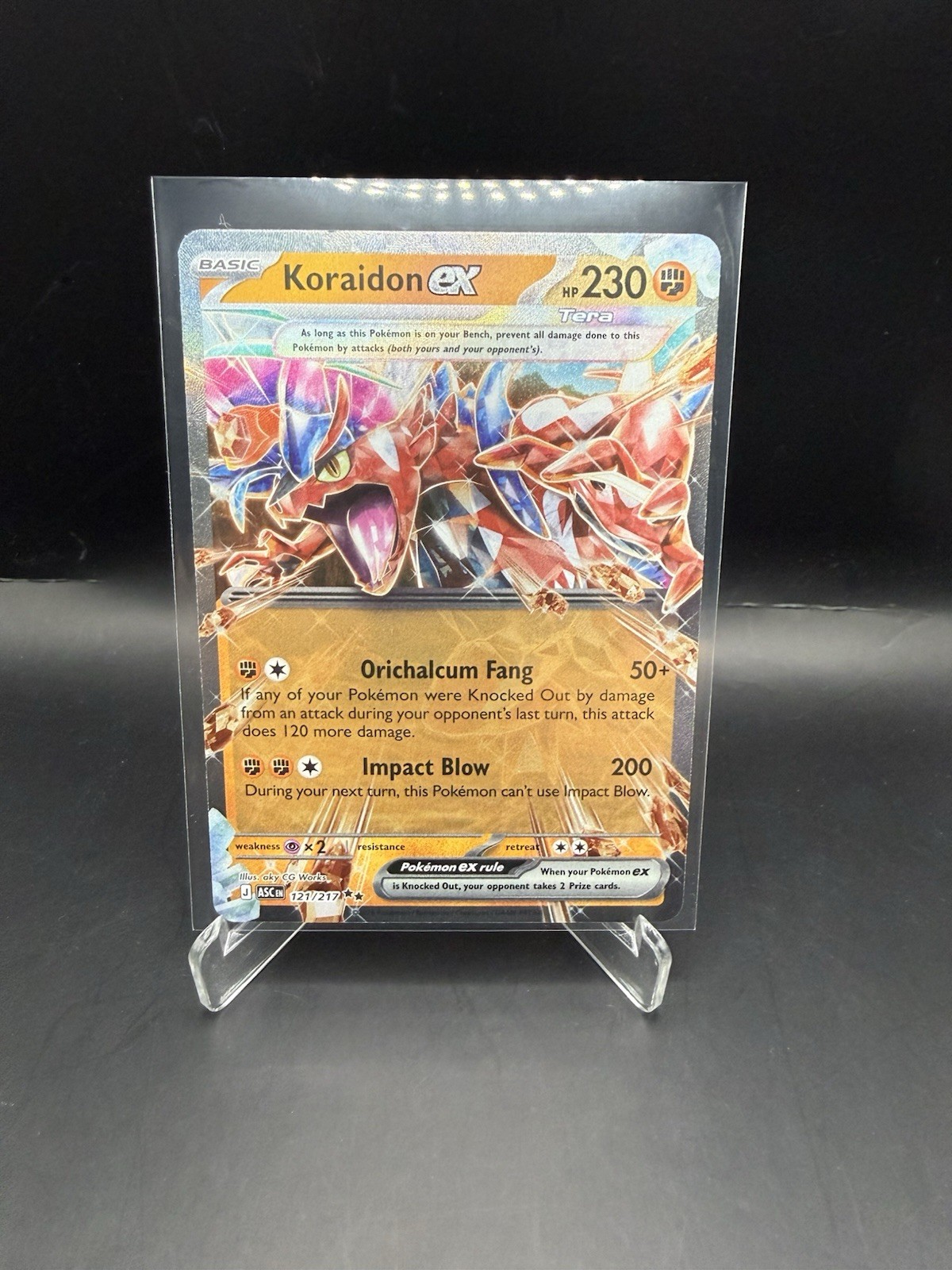 Koraidon ex 121/217 Me: Ascended Heroes Holo