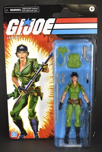 LADY JAYE - GI JOE CLASSIFIED RETRO - NEW - DAMAGED CARD
