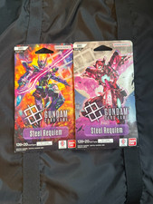 2 Gundam Card Game GD03 Steel Requiem Booster Pack New Sealed