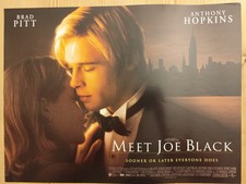Meet Joe Black &ndash; UK Mini Quad &ndash; Brad Pitt / Romance / Mystery / NYC &ndash; 1998