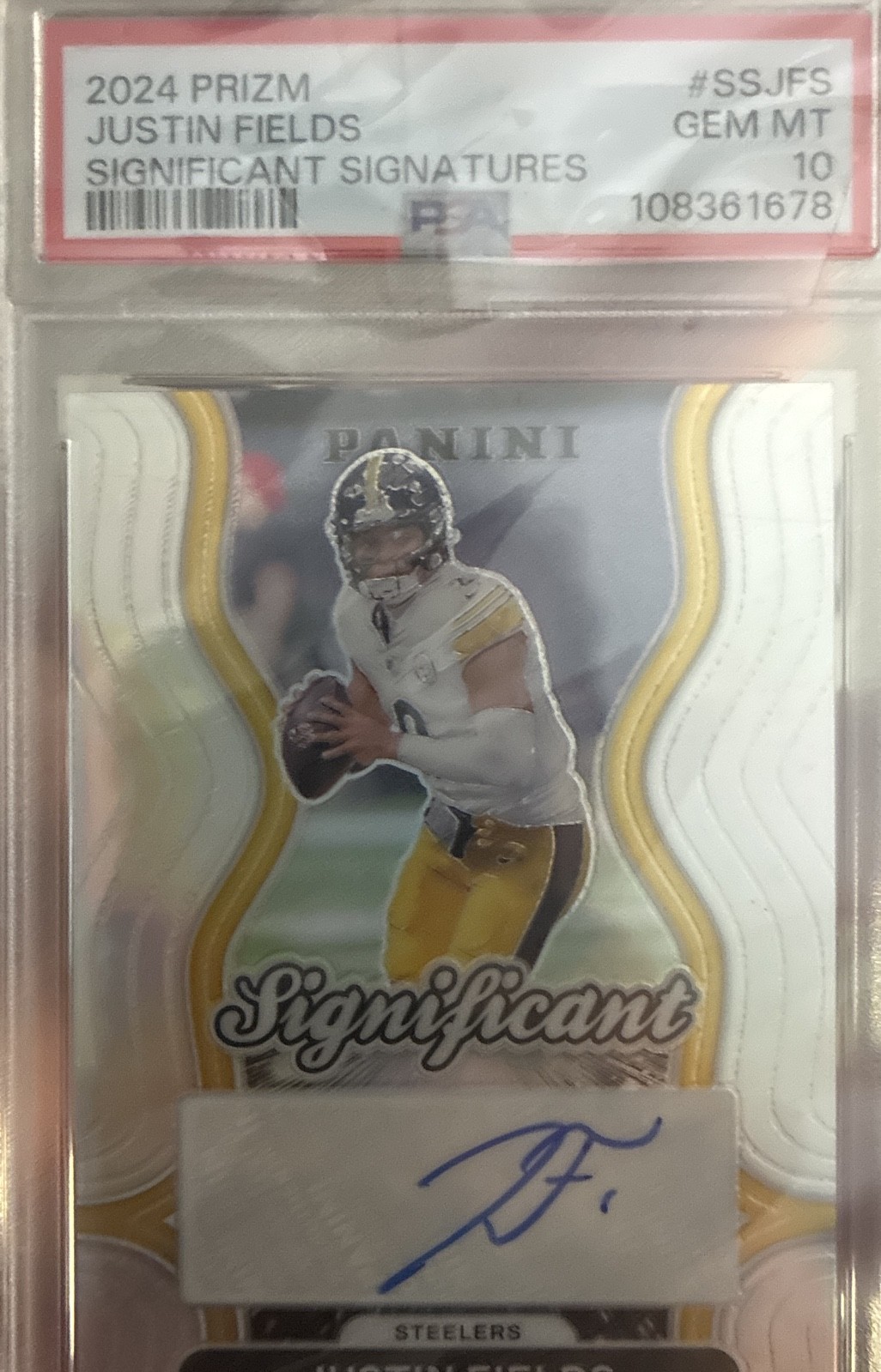 2024 Panini Prizm - Significant Signatures Justin Fields #SS-JFS (AU)