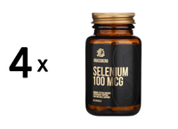 4 X Grassberg Selenium 100 Mcg (60 Caps) (49,33 Eur/Kg)