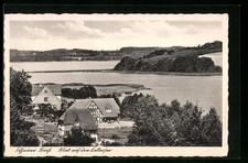 AK Fissau, Cafe Fissauer Fährhaus E. Schewe mit Kellersee aus der Vogelschau 