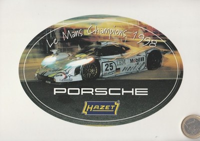 Autocollant Vintage 24 Heures Du Mans 1963 - Rare, Course Auto
