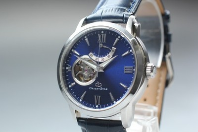 Orient Star DA02-C0-B Open Heart Gangreserve Blau Automatik Herrenuhr NEAR MI