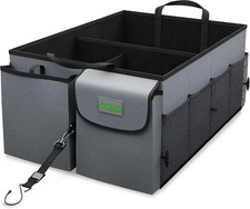 Drive Auto Products Car Trunk Organizer With Straps Gray Brand New Drive Auto Products Car Trunk Organizer With Straps Gray Brand New