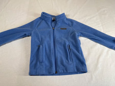 Children's Columbia Fleece Jacket Boys Girls Size 4T - Blue