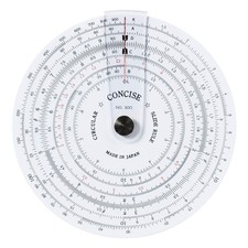 Concise Ruler Circular Slide Rule No. 300 100829 Made IN JAPAN 110mm Japan