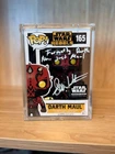 Sam Witwer Signed Darth Maul Star Wars Rebels 165 Funko Pop Smugglers Bounty