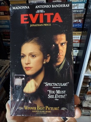 Evita 1996 VHS Original Release Version FACTORY SEALED | eBay