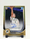 Topps 2025-26 Bowman Chrome Taelon Peter Rookie Autograph /50 Indiana Pacers