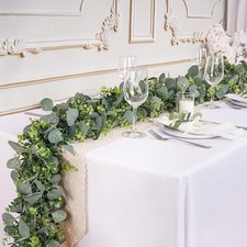 2 Pcs Eucalyptus Garland 5.9 FT Artificial Greenery Garland Fake Vines Flower
