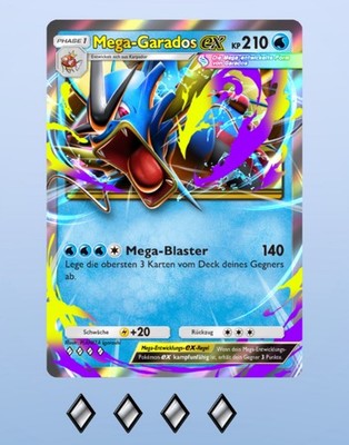 Mega Garados / Gyarados ex (GER) | Pokémon TCGP Pocket | DIGITAL CARD     