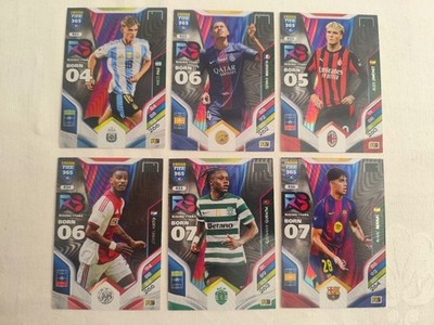 Panini FIFA 365 Adrenalyn XL 2026 Rising Stars Set Full Alle 6 Karten Komplett 