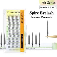 NAGARAKU Narrow Premade Spire Eyelash Anime Effect Soft Plume Fluttering Comic