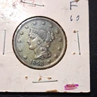 Photo of a 1843-P Large Cent from an eBay listing that sold on Jul 18, 2026