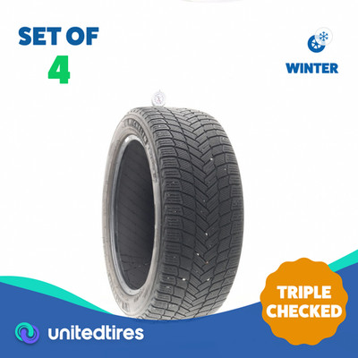 Set of (4) Used 255/45R19 Michelin X-Ice Snow 104H - 5.5-7.5/32