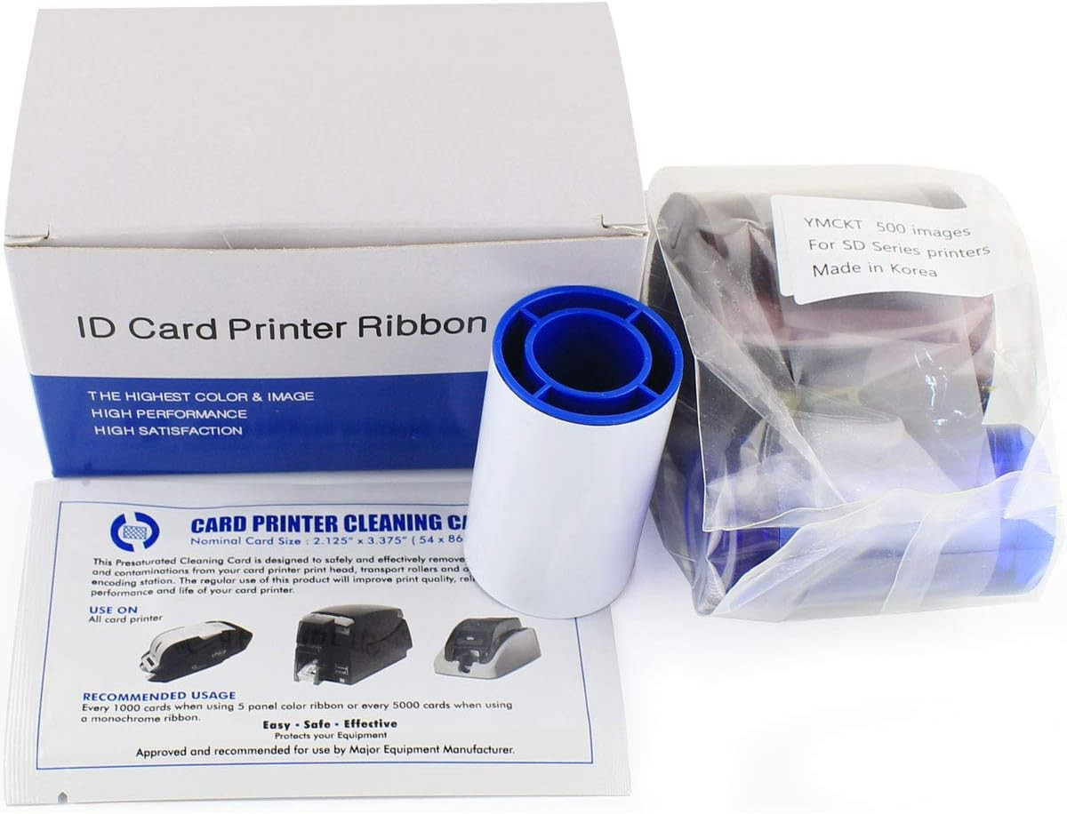 534000-003 Color Ribbon Kit for Datacard SP35 SP55 SP75 Plus, YMCKT 500 Images