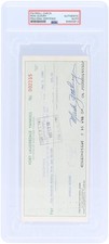 Ron Guidry New York Yankees Autographed Check from May 3, 1988 PSA 84845814