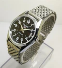 Refurbished Seiko Automatic Vintage Black Dial Day Date Men's Wrist Watch