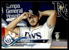 2018 Topps Jacob Faria Tampa Bay Rays #426