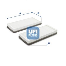 Innenraumfilter UFI 53.005.00 Partikelfilter für W210 MERCEDES C215 KLASSE W220