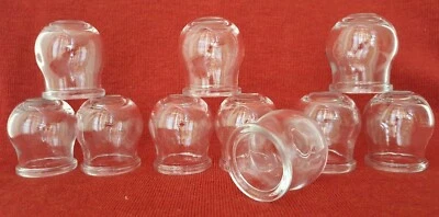 MARKENLOS 36x Schröpfgläser Glas Feuer Schröpfen Banki D40 H50mm